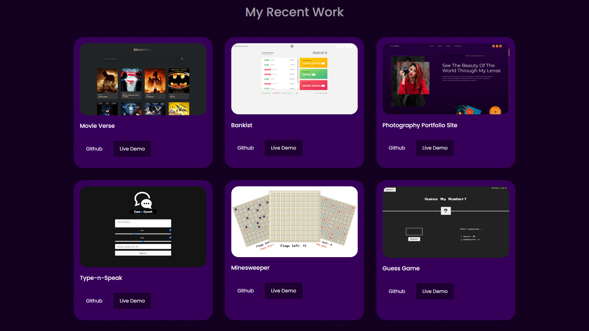 portfolio preview